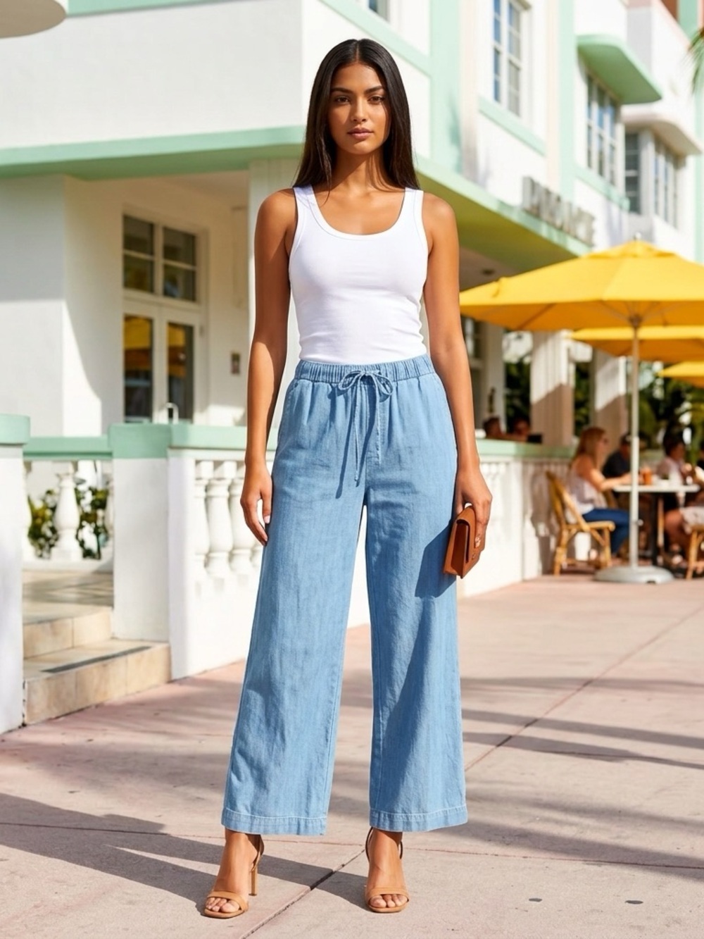 American Eagle Women XS NWT Cozy Dreamy Drape Low-Rise Ultra Wide-Leg Jean